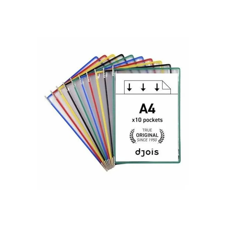 Funda portacatalogo Tarifold Din A4 colores surtidos pack de 10