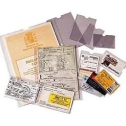 Funda portadocumento marca Esselte plastico cristal 122 x 172 mm