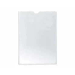 Funda portadocumento Q-connect din A5 150 micras pvc transparente con uñero