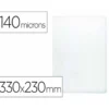 Funda portadocumento Q-connect folio 140 micras pvc transparene
