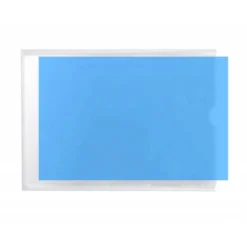 Funda portadocumento Q-connect din a6 150 micras pvc transparente con uñero
