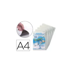 Funda presentacion Tarifold fijación adhesiva permanente Din A4 pack de 5