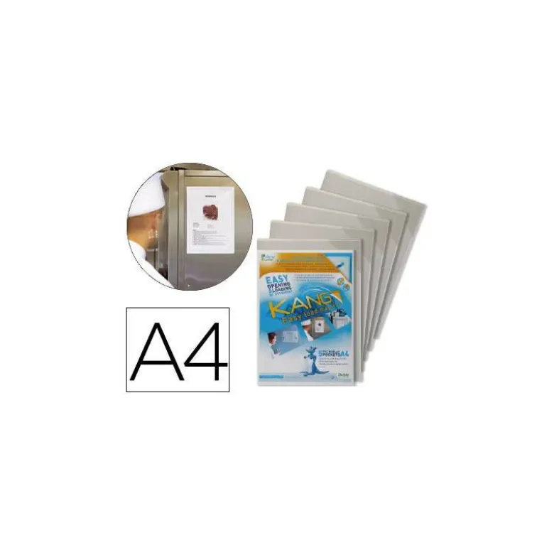 Funda presentacion Tarifold fijacion magnetica Din A4 pack de 5