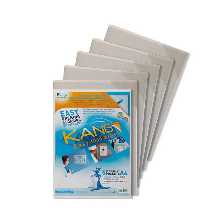 Funda presentacion Tarifold fijacion magnetica Din A4 pack de 5