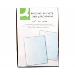 Funda protectora Q-Connect A4 100 MC transparente