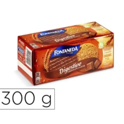 GALLETA FONTANEDA DIGESTIVE CHOCOLATE CON LECHE FIBRA CAJA DE 300 GR