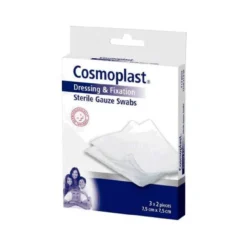 GASA ESTERILIZADA COSMOPLAST UNIVERSAL 75X75 MM CAJA DE 6 UNIDADES