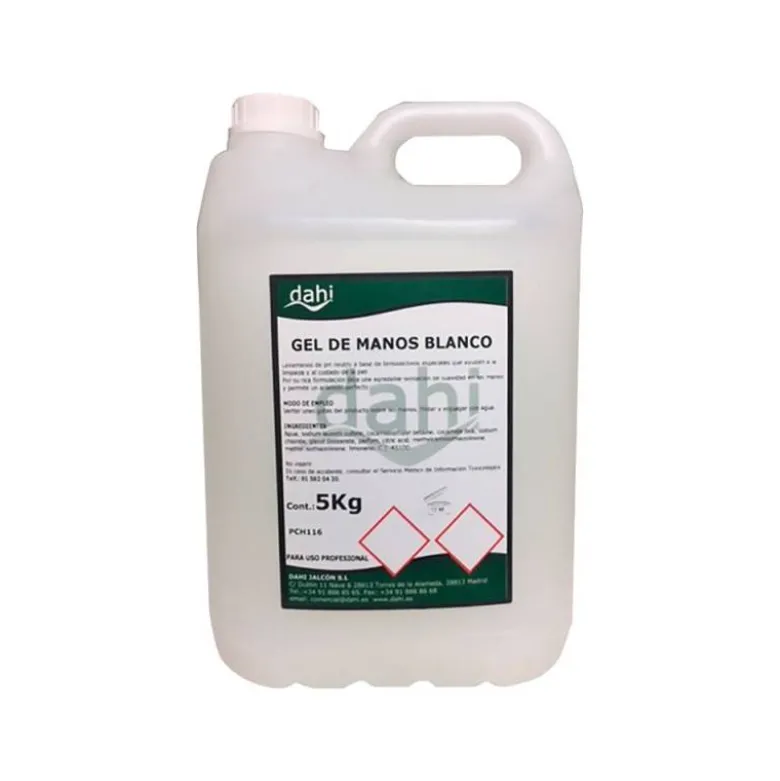 Gel de manos Dahi nacarado garrafa 5L