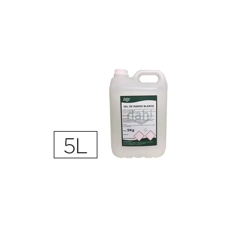 Gel de manos Dahi nacarado garrafa 5L