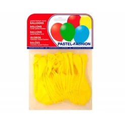 Globos Pastel Amarillo Bolsa de 20 unidades