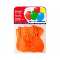 Globos Pastel Naranja Bolsa de 20 unidades