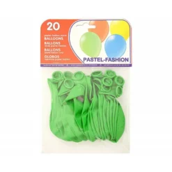 Globos redondos hinchables color verde