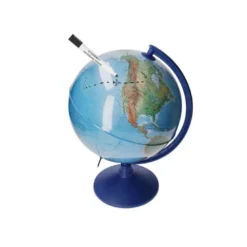 GLOBO TERRAQUEO ANTARTIK CON LUZ FISICO Y POLITICO ESCRIBIBLE DIAMETRO 30 CM