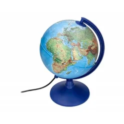 GLOBO TERRAQUEO LIDERPAPEL CON LUZ FISICO Y POLITICO DIAMETRO 20 CM