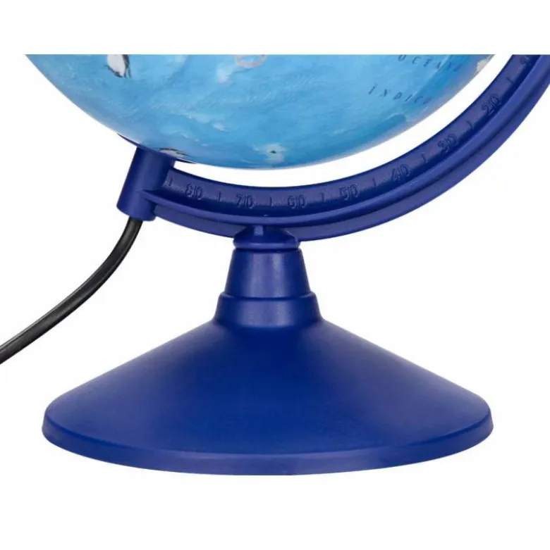GLOBO TERRAQUEO LIDERPAPEL CON LUZ FISICO Y POLITICO CON ANIMALES DIAMETRO 20 CM