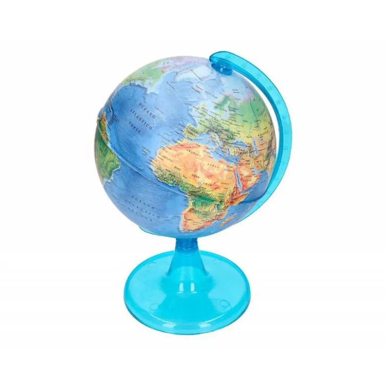 GLOBO TERRAQUEO LIDERPAPEL MAPA FISICO DIAMETRO 15 CM