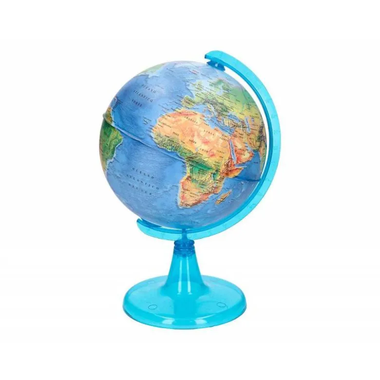 GLOBO TERRAQUEO LIDERPAPEL MAPA FISICO DIAMETRO 15 CM