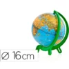 GLOBO TERRAQUEO NOVA RICO MINI GIACOMINO BASE DE PLASTICO ALTA RESISTENCIA 16 CM DIAMETRO