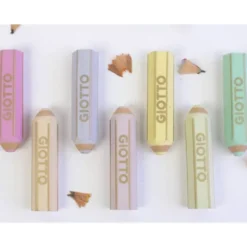 GOMA DE BORRAR GIOTTO HAPPY GOMMA PASTEL FORMA DE LAPIZ COLORES SURTIDOS "NO SE PUEDEN ELEGIR"