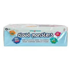 GOMA DE BORRAR IMAGINOVO ERASE IT MONSTRUO CON SACAPUNTAS COLORES SURTIDOS