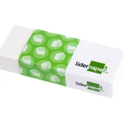 Goma de borrar liderpapel color blanco