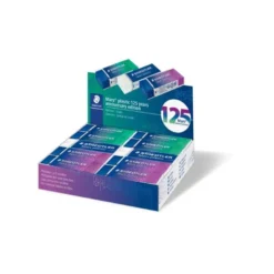 GOMA DE BORRAR STAEDTLER MARS PLASTIC 125 ANIVERSARIO 526/50 CAJA DE 20 UNIDADES