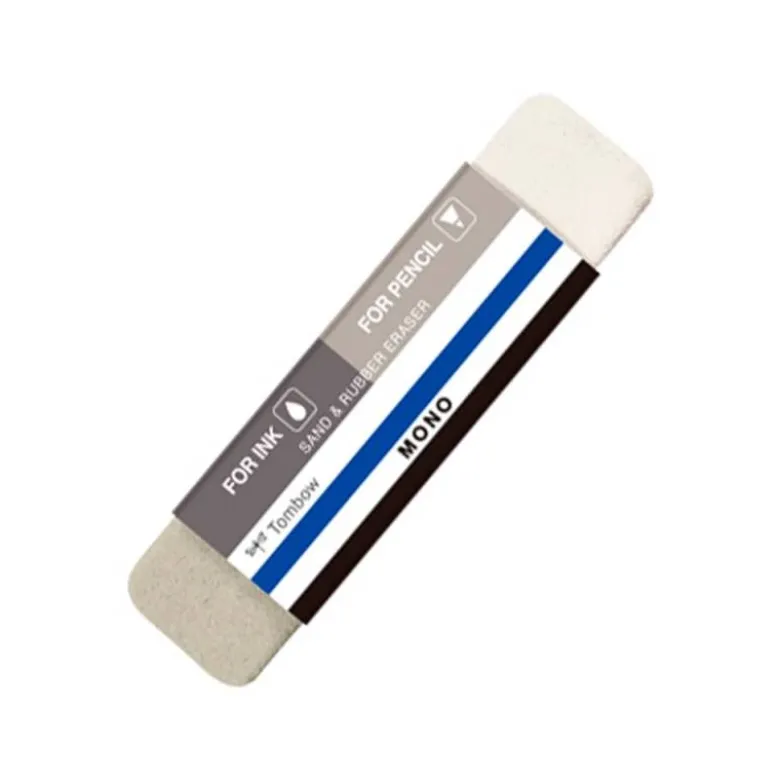 GOMA DE BORRAR TOMBOW MONO DOBLE PARA TINTA Y LAPIZ