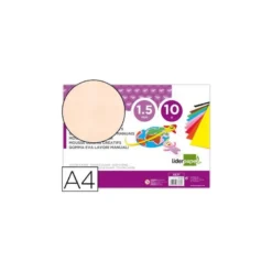 Goma eva liderpapel color carne paquete de 10 hojas