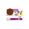 Goma eva liderpapel color marrón paquete de 10 hojas