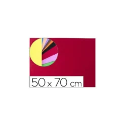 Goma Eva Liderpapel textura toalla color rojo