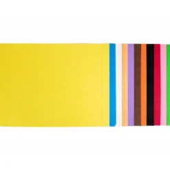 Goma Eva Liderpapel textura toalla color amarillo