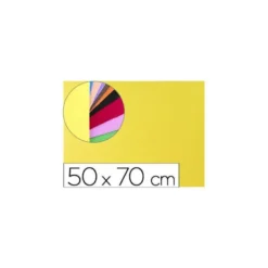 Goma Eva Liderpapel textura toalla color amarillo