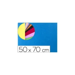 Goma Eva Liderpapel textura toalla color azul