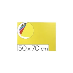 Goma eva Ondulada Liderpapel 50x70 cm color Amarillo