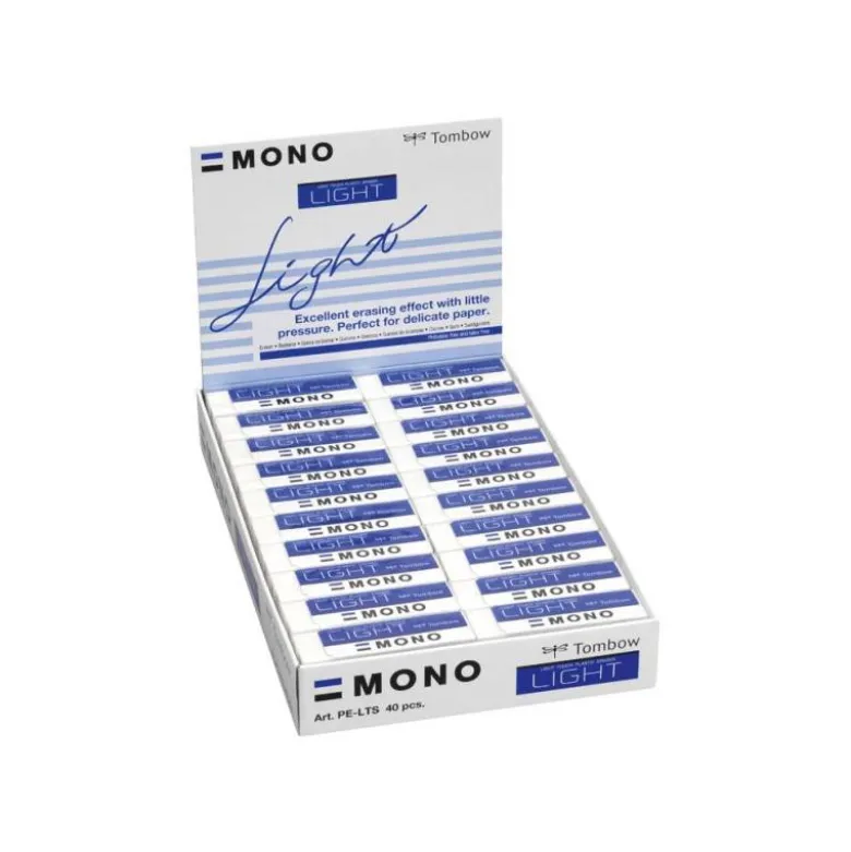 GOMA TOMBOW MONO LIGHT POLIMERA CAUCHO PVC ESPECIAL PARA BORRADO DELICADO