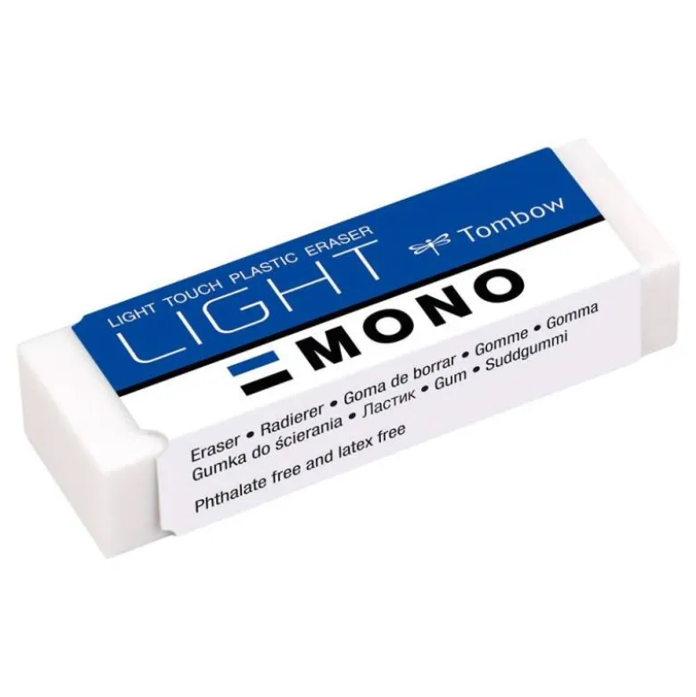 GOMA TOMBOW MONO LIGHT POLIMERA CAUCHO PVC ESPECIAL PARA BORRADO DELICADO