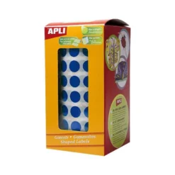 Gomets Apli circulares color azul 10,5mm