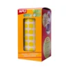 Gomets Apli circulares color amarillo 20mm