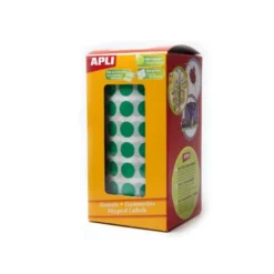 Gomets Apli circulares color verde 20mm