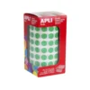Gomets Apli circulares color verde 10,5mm