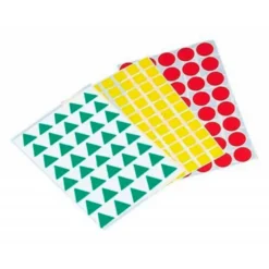 Gomets Apli figuras geometricas Grandes Bolsa 12 hojas