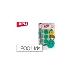 Gomets Apli smile color verde 20mm