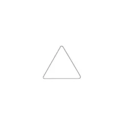 Gomets Apli triangulares color Azul 21x21x21mm