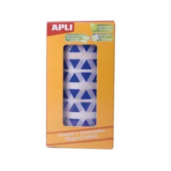 Gomets Apli triangulares color Azul 21x21x21mm