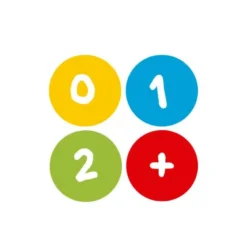 GOMETS LIDERPAPEL AUTOADHESIVO S REDONDO NUMEROS 20 MM COLORES SURTIDOS ROLLO DE 1000 UNIDADES EN CAJA DE CARTON