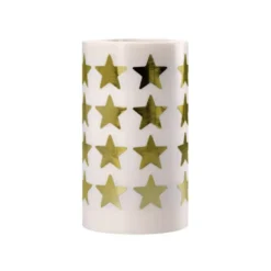 GOMETS LIDERPAPEL AUTOADHESIVO S ESTRELLAS DORADAS 20 MM 1500 UNIDADES EN CAJA DE CARTON