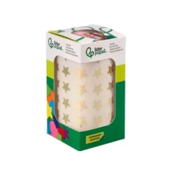 GOMETS LIDERPAPEL AUTOADHESIVO S ESTRELLAS DORADAS SURTIDAS 2500 UNIDADES EN CAJA DE CARTON