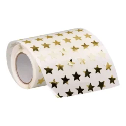 GOMETS LIDERPAPEL AUTOADHESIVO S ESTRELLAS DORADAS SURTIDAS 2500 UNIDADES EN CAJA DE CARTON