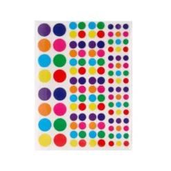 GOMETS LIDERPAPEL AUTOADHESIVO FIGURAS DE COLORES Y TAMAÑOS SURTIDOS BOLSA DE 10 HOJAS 1188 UNIDADES