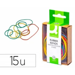 Gomillas elasticas de colores marca Q-connect
